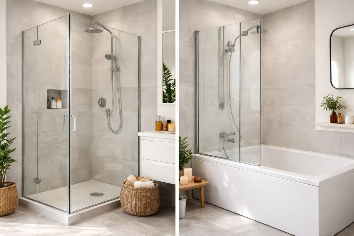 Cabină de duș sau cadă cu paravan – care este alegerea mai practică?