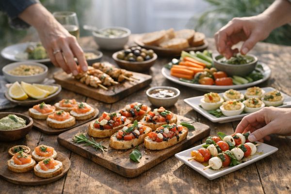 Cum se construiește o listă de aperitive care să stimuleze pofta fără a copleși