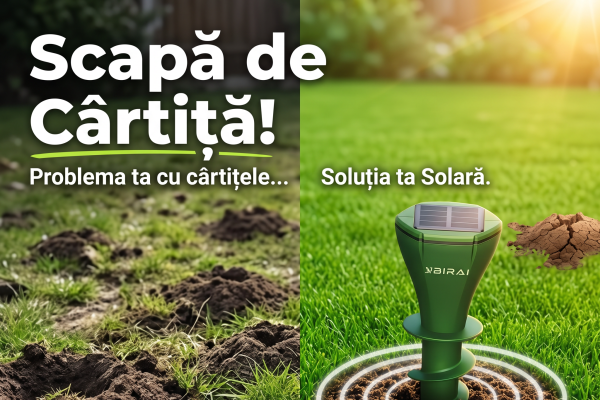 Dispozitiv anti cartite solar protectie gradina